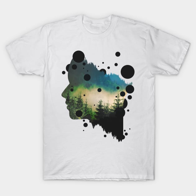 Face Of The Forest T-Shirt by Sitchko